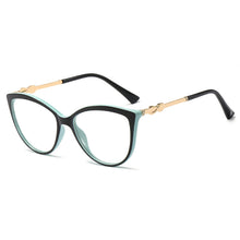Load image into Gallery viewer, 48179 TR90 Anti-Blue Light Cat Eye Glasses Frames Spring Legs Retro Men Women Optical Computer EyeGlasses