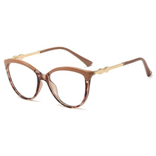 Load image into Gallery viewer, 48179 TR90 Anti-Blue Light Cat Eye Glasses Frames Spring Legs Retro Men Women Optical Computer EyeGlasses