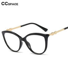 Load image into Gallery viewer, 48179 TR90 Anti-Blue Light Cat Eye Glasses Frames Spring Legs Retro Men Women Optical Computer EyeGlasses