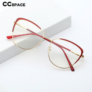48183 Anti-blue light Cat Eye Metal Glasses Frames Men Women Optical Computer EyeGlasses