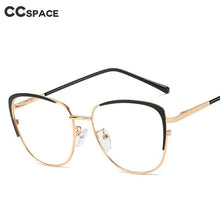 Load image into Gallery viewer, 48183 Anti-blue light Cat Eye Metal Glasses Frames Men Women Optical Computer EyeGlasses