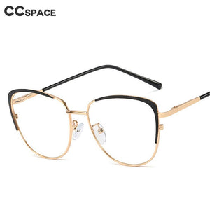 48183 Anti-blue light Cat Eye Metal Glasses Frames Men Women Optical Computer EyeGlasses