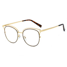 Load image into Gallery viewer, 48185 Anti-blue Light Vintage Cat Eye Metal Glasses Frames Men Women Optical Computer Glasses