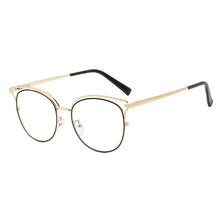 Load image into Gallery viewer, 48185 Anti-blue Light Vintage Cat Eye Metal Glasses Frames Men Women Optical Computer Glasses