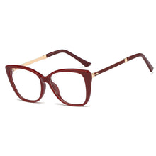 Load image into Gallery viewer, 48187 Plastic Titanium Glasses Frames Vintage Square Ultralight Men Women Optical Computer Glasses
