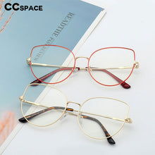 Load image into Gallery viewer, 48191 Anti Blue Light Women Optical Glasses Frames Vintage Cat Eye Metal Computer Glasses