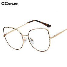 Load image into Gallery viewer, 48191 Anti Blue Light Women Optical Glasses Frames Vintage Cat Eye Metal Computer Glasses