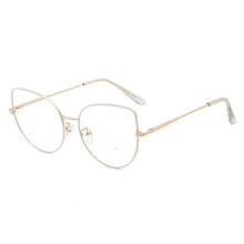 Load image into Gallery viewer, 48191 Anti Blue Light Women Optical Glasses Frames Vintage Cat Eye Metal Computer Glasses