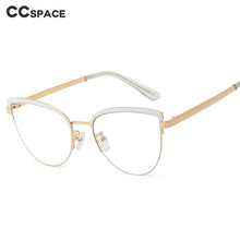 Load image into Gallery viewer, 48193 Vintage Cat Eye Anti-blue Light Metal Glasses Frames Men Women Optical Computer Glasses