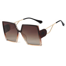 Load image into Gallery viewer, 48199 Oversized Square Goggle Sunglasses Men Women Shades UV400 Vintage Glasses