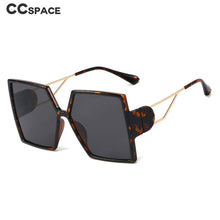 Load image into Gallery viewer, 48199 Oversized Square Goggle Sunglasses Men Women Shades UV400 Vintage Glasses