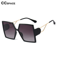 Load image into Gallery viewer, 48199 Oversized Square Goggle Sunglasses Men Women Shades UV400 Vintage Glasses
