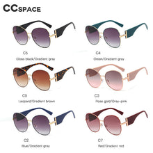 Load image into Gallery viewer, 48203 Round Cat Eye Wide Legs Sunglasses Men Women Shades UV400 Vintage Glasses