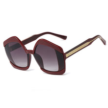 Load image into Gallery viewer, 48213 Men Women Polygon Sunglasses Shades UV400 Vintage Glasses
