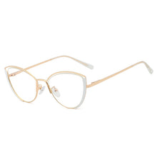 Load image into Gallery viewer, 48222 Anti-Blue Light Cat Eye Ultralight Metal Frames Men Women Optical  Computer Glasses