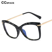 Load image into Gallery viewer, 48224 Cat Eye Anti-blue Light Plastic Titanium Glasses Frames Crystal Ultralight Men Women Optical Computer Glasses