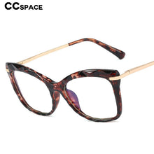 Load image into Gallery viewer, 48224 Cat Eye Anti-blue Light Plastic Titanium Glasses Frames Crystal Ultralight Men Women Optical Computer Glasses
