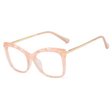 Load image into Gallery viewer, 48224 Cat Eye Anti-blue Light Plastic Titanium Glasses Frames Crystal Ultralight Men Women Optical Computer Glasses