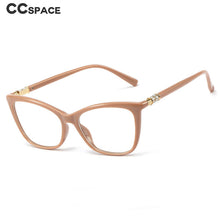 Load image into Gallery viewer, 48225 Square Cat Eye Plastic Titanium Glasses Frames Diamond Ultralight Men Women Optical Computer Glasses