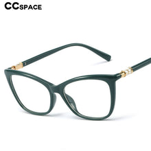 Load image into Gallery viewer, 48225 Square Cat Eye Plastic Titanium Glasses Frames Diamond Ultralight Men Women Optical Computer Glasses