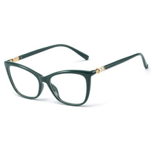 Load image into Gallery viewer, 48225 Square Cat Eye Plastic Titanium Glasses Frames Diamond Ultralight Men Women Optical Computer Glasses