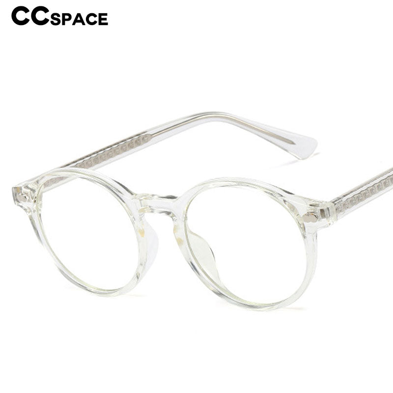 48226 Round Plastic Titanium Glasses Frames Anti-blue Light Ultralight Men Women Optical Computer Glasses