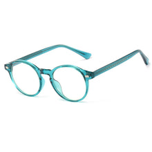 Load image into Gallery viewer, 48226 Round Plastic Titanium Glasses Frames Anti-blue Light Ultralight Men Women Optical Computer Glasses