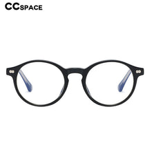 Load image into Gallery viewer, 48226 Round Plastic Titanium Glasses Frames Anti-blue Light Ultralight Men Women Optical Computer Glasses