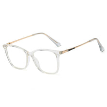 Load image into Gallery viewer, 48231 TR90 Square Glasses Frames Ultralight Cat Eye Men Women Optical Computer Glasses