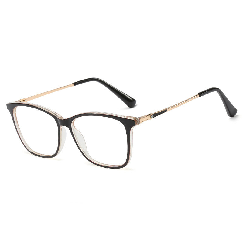 48231 TR90 Square Glasses Frames Ultralight Cat Eye Men Women Optical Computer Glasses