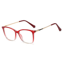 Load image into Gallery viewer, 48231 TR90 Square Glasses Frames Ultralight Cat Eye Men Women Optical Computer Glasses