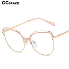 Load image into Gallery viewer, 48233 Anti Blue Light Cat Eye Metal Frames Men Women Optical Computer Glasses