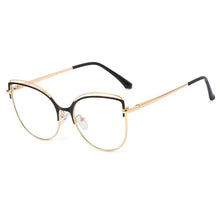 Load image into Gallery viewer, 48233 Anti Blue Light Cat Eye Metal Frames Men Women Optical Computer Glasses