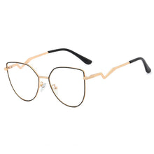 Load image into Gallery viewer, 48237 Cat Eye Anti Blue Light Metal Glasses Frames Men Women Optical Computer Glasses