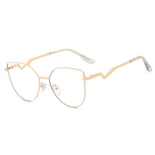 Load image into Gallery viewer, 48237 Cat Eye Anti Blue Light Metal Glasses Frames Men Women Optical Computer Glasses