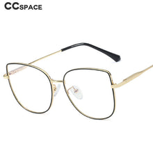 Load image into Gallery viewer, 48240 Oversized Cat Eye Anti Blue Light Ultralight Glasses Frames Men Women Optical Computer Glasses