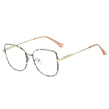 Load image into Gallery viewer, 48240 Oversized Cat Eye Anti Blue Light Ultralight Glasses Frames Men Women Optical Computer Glasses