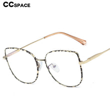 Load image into Gallery viewer, 48240 Oversized Cat Eye Anti Blue Light Ultralight Glasses Frames Men Women Optical Computer Glasses