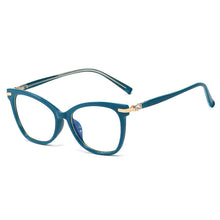 Carica l&#39;immagine nel visualizzatore di Gallery, 48243 Montature per occhiali TR90 anti luce blu Cat Eye Diamond Occhiali da computer ottici da donna