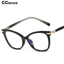 Load image into Gallery viewer, 48243 TR90 Anti Blue Light Glasses Frames Cat Eye Diamond Women Optical Computer Glasses