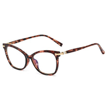 Carica l&#39;immagine nel visualizzatore di Gallery, 48243 Montature per occhiali TR90 anti luce blu Cat Eye Diamond Occhiali da computer ottici da donna