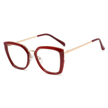 Load image into Gallery viewer, 48245 Retro Cat Eye Anti Blue Optical Glasses Frames  Women Computer Eyeglasses