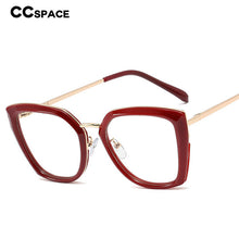 Load image into Gallery viewer, 48245 Retro Cat Eye Anti Blue Optical Glasses Frames  Women Computer Eyeglasses