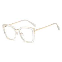 Load image into Gallery viewer, 48245 Retro Cat Eye Anti Blue Optical Glasses Frames  Women Computer Eyeglasses