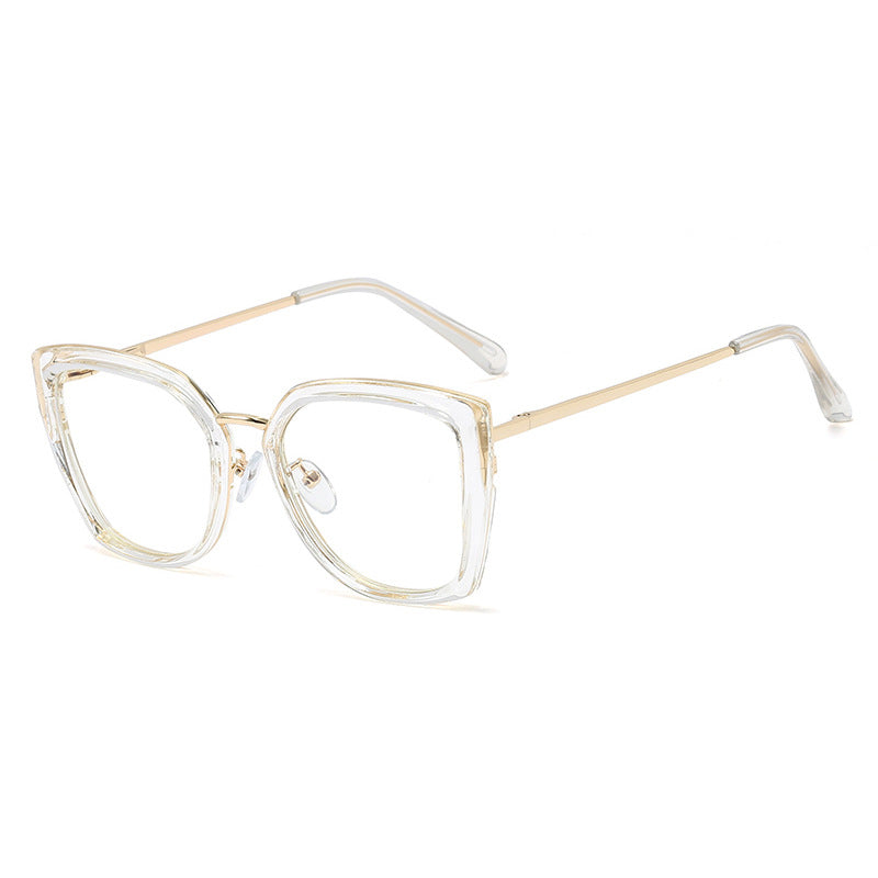 48245 Retro Cat Eye Anti Blue Optical Glasses Frames  Women Computer Eyeglasses