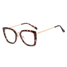 Load image into Gallery viewer, 48245 Retro Cat Eye Anti Blue Optical Glasses Frames  Women Computer Eyeglasses