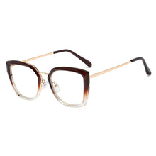 Load image into Gallery viewer, 48245 Retro Cat Eye Anti Blue Optical Glasses Frames  Women Computer Eyeglasses