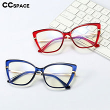 Load image into Gallery viewer, 48247 TR90 Anti Blue Glasses Frames Cat Eye Men Women Optical Computer Glasses