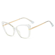 Load image into Gallery viewer, 48247 TR90 Anti Blue Glasses Frames Cat Eye Men Women Optical Computer Glasses