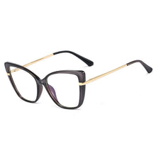 Load image into Gallery viewer, 48247 TR90 Anti Blue Glasses Frames Cat Eye Men Women Optical Computer Glasses
